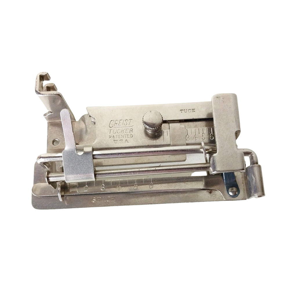 Vintage GREIST Tucker Tuck Foot Sewing Machine Attachment